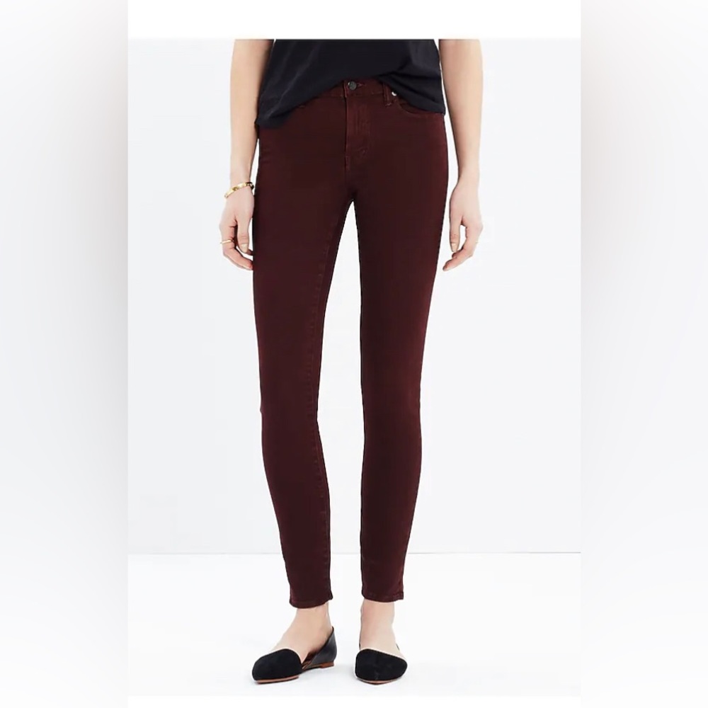 MADEWELL 9” High Rise Sateen Jeans Size 28